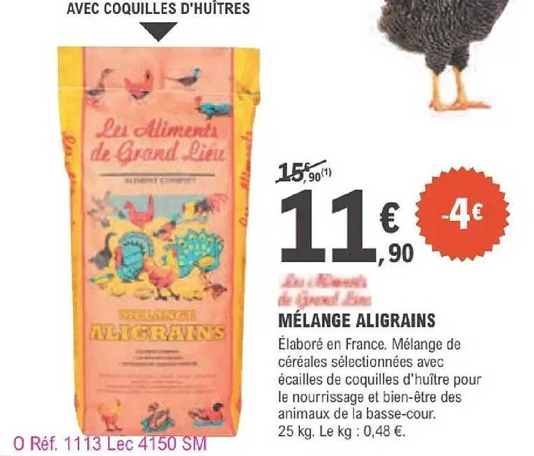 MÉLANGE ALIGRAINS