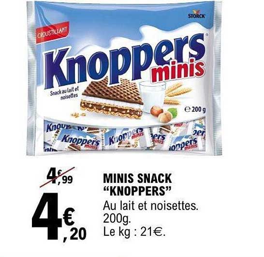 MINIS SNACK “KNOPPERS”