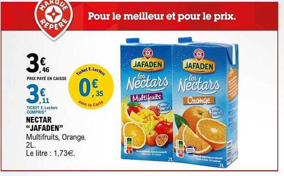 NECTAR “JAFADEN” Multifr uts, Orange. 2L.