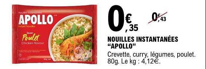 NOUILLES INSTANTANÉES “APOLLO”