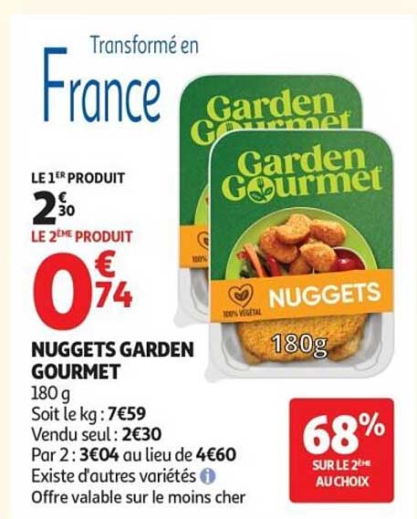NUGGETS GARDEN GOURMET