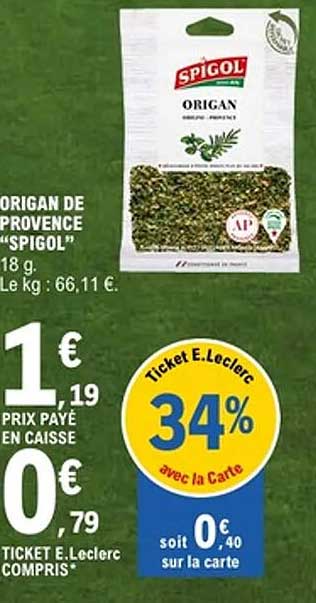 ORIGAN DE PROVENCE "SPIGOL" - 18 g