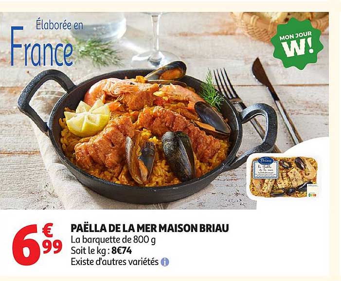 PAËLLA DE LA MER MAISON BRIAU