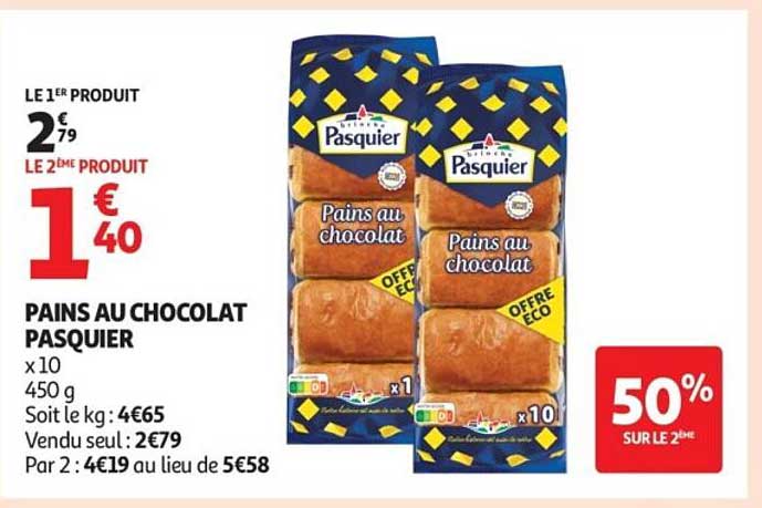 PAINS AU CHOCOLAT PASQUIER