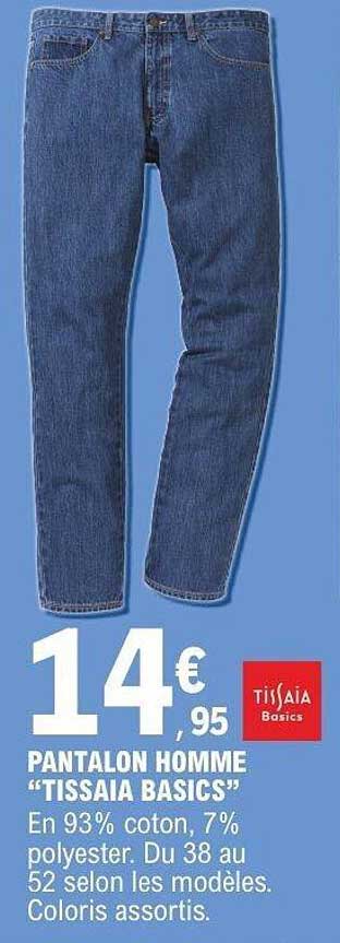 PANTALON HOMME “TISSAIA BASICS”