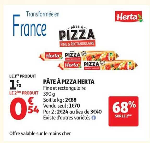 PÂTE À PIZZA HERTA