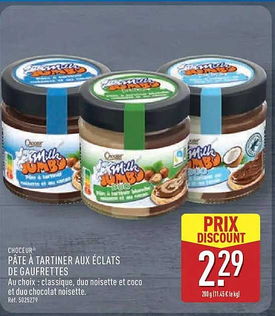 PÂTE À TARTINER AUX ÉCLATS DE GAUFRETTES