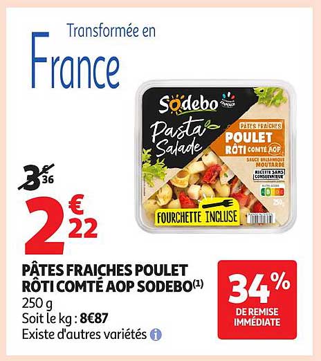 PÂTES FRAICHES POULET RÔTI COMTÉ AOP SODEBO(1)