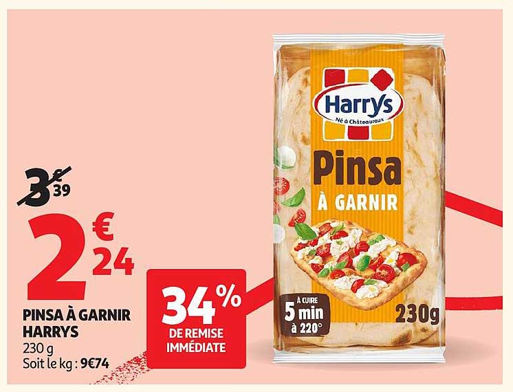 PINSA À GARNIR HARRYS