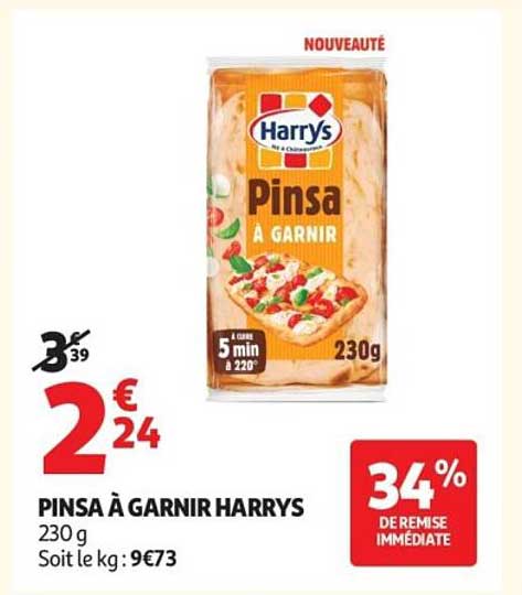 PINSA À GARNIR HARRYS