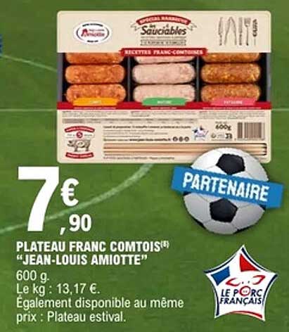 PLATEAU FRANC COMTOIS "JEAN-LOUIS AMIOTTE"