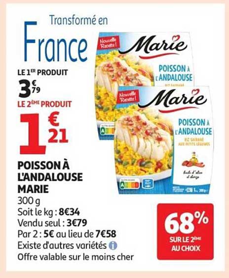 POISSON À L'ANDALOUSE MARIE