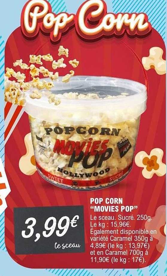 POP CORN “MOVIES POP”