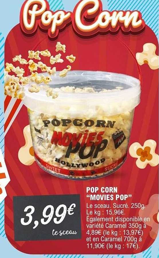 POP CORN “MOVIES POP”