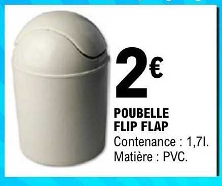 POUBELLE FLIP FLAP