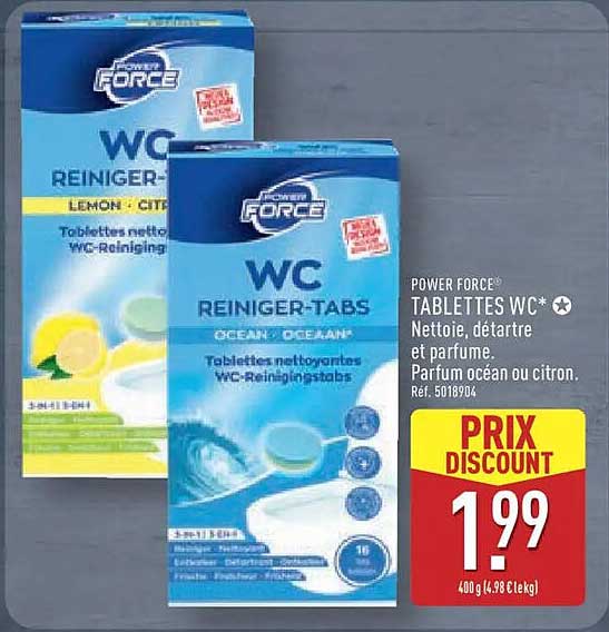 POWER FORCE® TABLETTES WC*