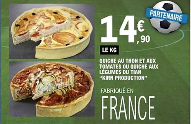 QUICHE AU THON ET AUX TOMATES OU QUICHE AUX LEGUMES DU TIAN “KIRN PRODUCTION”