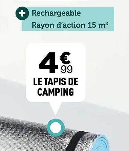Rechargeable Rayon d'action 15 m²