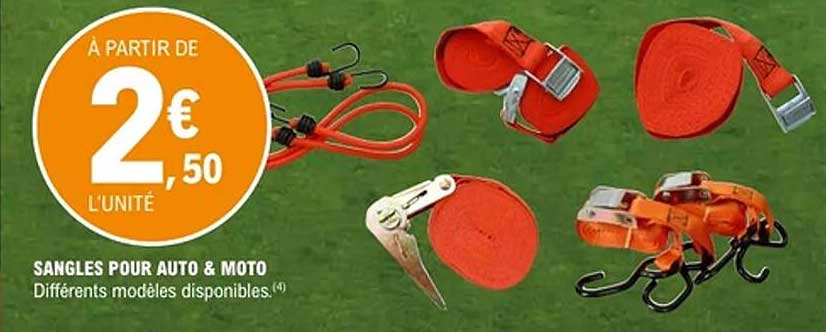 SANGLES POUR AUTO & MOTO