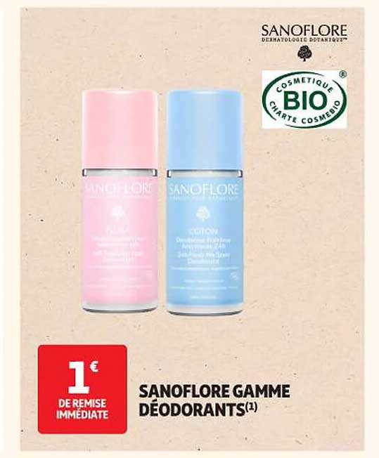 SANOFLORE GAMME DÉODORANTS(1)