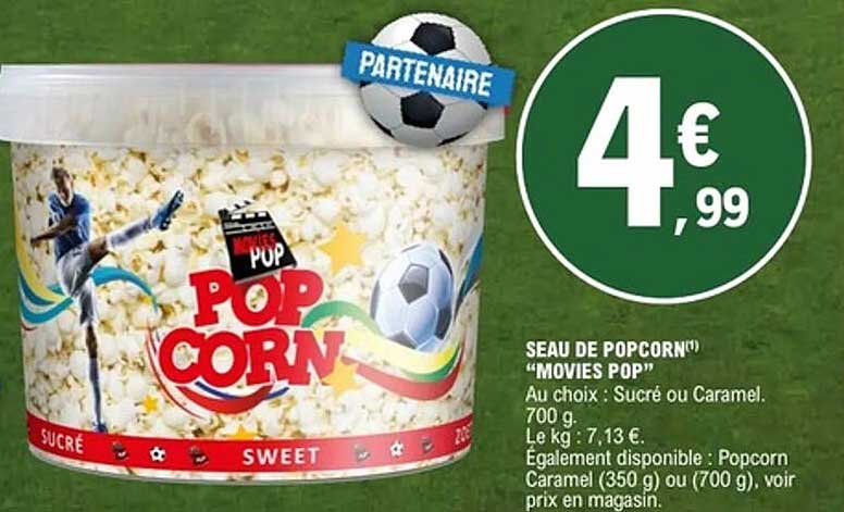 SEAU DE POPCORN™ “MOVIES POP”