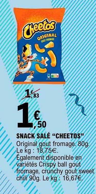 SNACK SALÉ “CHEETOS”