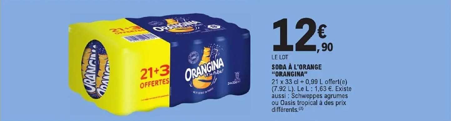 SODA À L'ORANGE "ORANGINA"