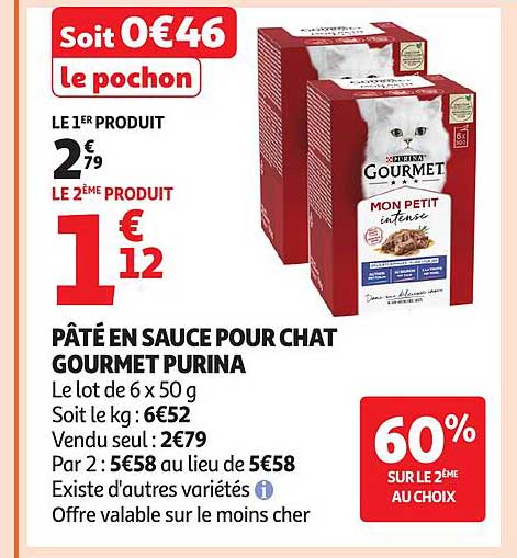 Soit 0€46 le pochon