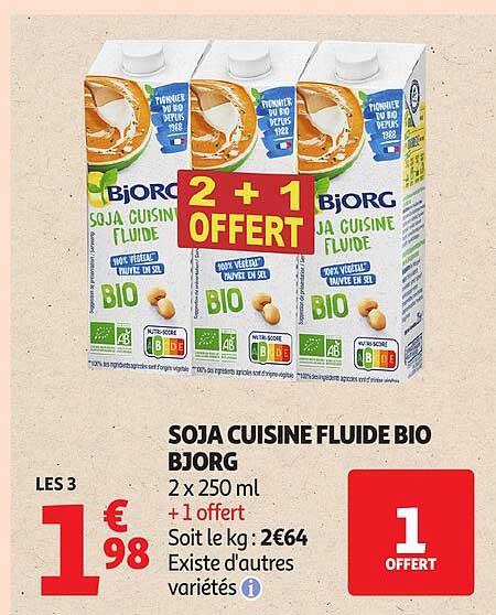 SOJA CUISINE FLUIDE BIO BJORG