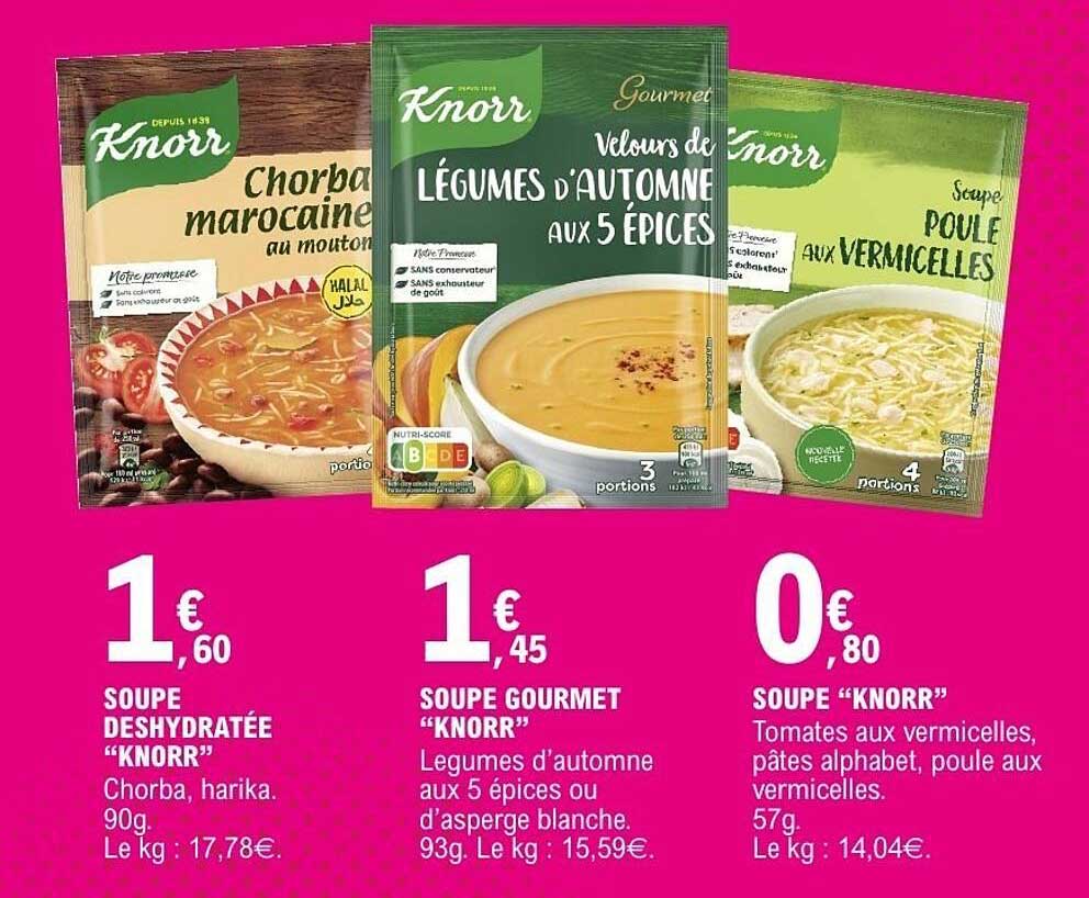 SOUPE DESHYDRATÉE "KNORR" Chorba, harika. 90g.