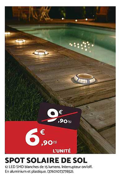 SPOT SOLAIRE DE SOL