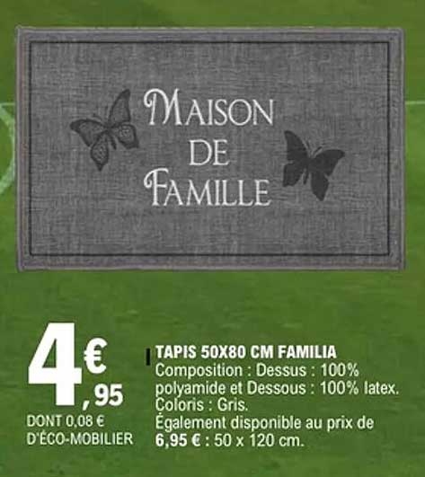 TAPIS 50X80 CM FAMILIA