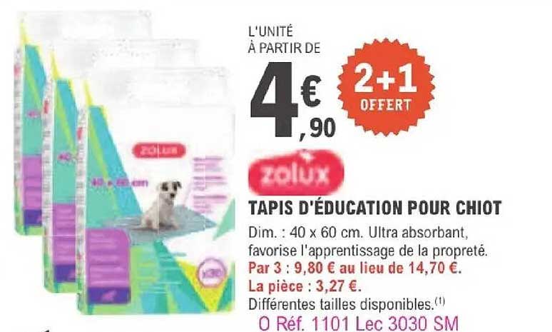TAPIS D'ÉDUCATION POUR CHIOT
