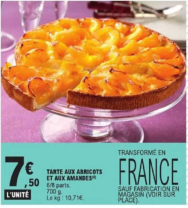 TARTE AUX ABRICOTS ET AUX AMANDES(2)