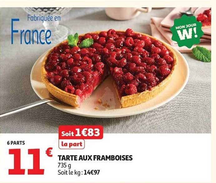 TARTE AUX FRAMBOISES