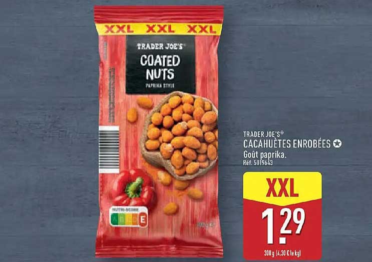 TRADER JOE'S® CACAHUÈTES ENROBÉES