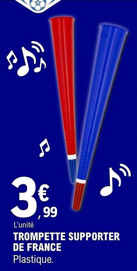 TROMPETTE SUPPORTER DE FRANCE