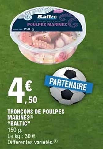 TRONCONS DE POULPES MARINES "BALTIC"