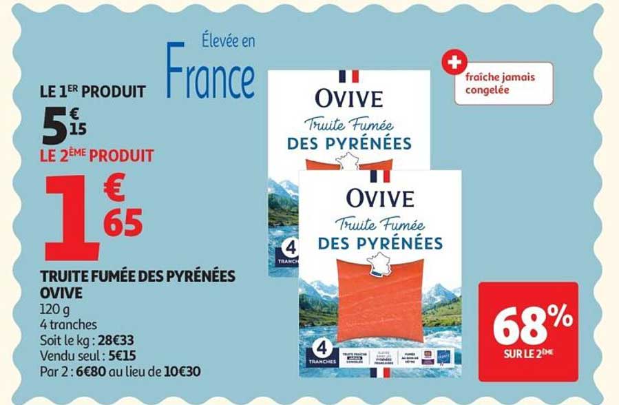 TRUITE FUMÉE DES PYRÉNÉES OVIVE