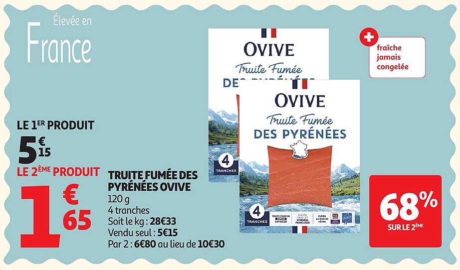 TRUITE FUMÉE DES PYRÉNÉES OVIVE