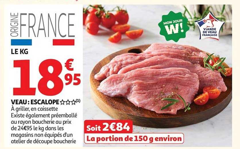 VEAU : ESCALOPE