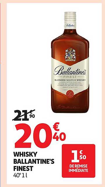 WHISKY BALLANTINE'S FINEST 40° 1l