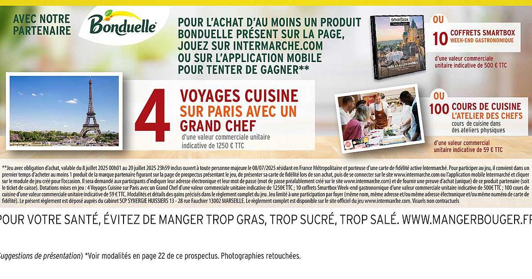 4 VOYAGES CUISINE SUR PARIS AVEC UN GRAND CHEF