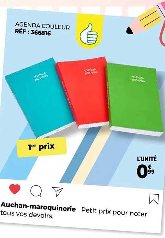 AGENDA COULEUR