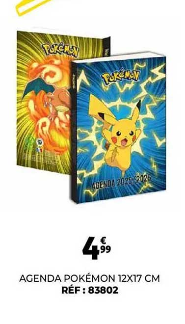 AGENDA POKÉMON 12X17 CM