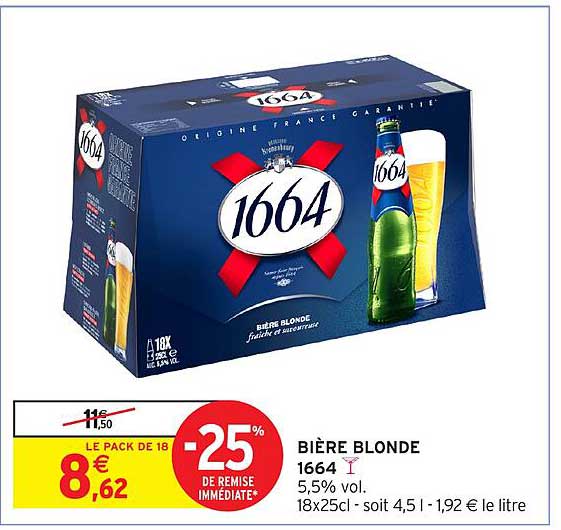BIÈRE BLONDE 1664