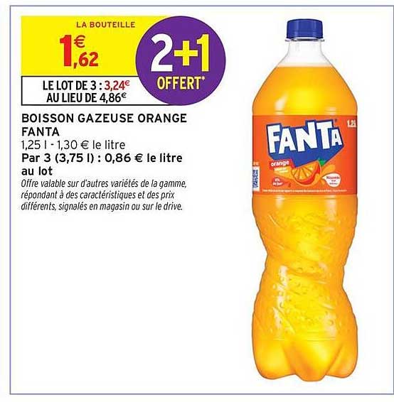BOISSON GAZEUSE ORANGE FANTA
