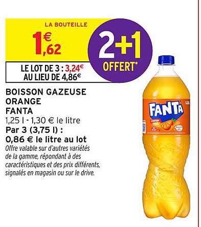 BOISSON GAZEUSE ORANGE FANTA