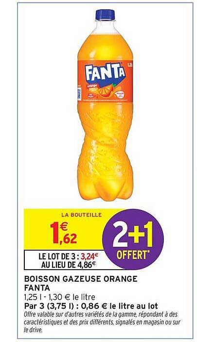 BOISSON GAZEUSE ORANGE FANTA