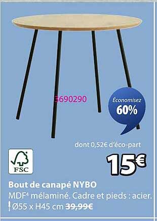 Bout de canapé NYBO